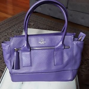 Purple Kate spade handbag